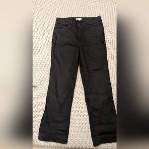 Good American petite straight jeans-black